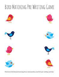 Preschool ocean theme literacy activities. Bird Pre Writing Activity And More Bird Themed Activities Pre Writing Activities Birds Kindergarten Activities Preschool Activities