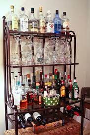 Pomgroni New Bar Bakers Rack Decorating Bakers Rack Liquor Bar