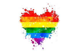 Who we're celebrating this lgbt community center awareness day. Lgbt Grungy Heart Fototapeten Online Photowall