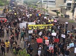 Camisas e bandeiras de diferentes grupos também se fazem presentes. Manaus Diz Basta Fora Bolsonaro Nao Ao Racismo E Ao Fascismo Esquerda Online