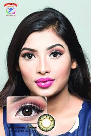 Angel Soft Brown Honey Contact Lens