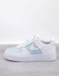 Snag blue air force 1 at an amazing price. Nike Air Force 1 07 Lxx Sneaker In Weiss Und Babyblau Asos