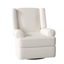 Red Barrel Studio Keya Wingback Swivel Glider Recliner Body Fabric Lace Ivory 21727b Glider Recliner Swivel Glider Recliner Swivel Glider