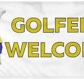 Vinyl Banner Multiple Sizes Golfers Welcome Outdoor Advertising Printing  Business Outdoor Weatherproof Industrial Yard Signs White 4 Grommets ...