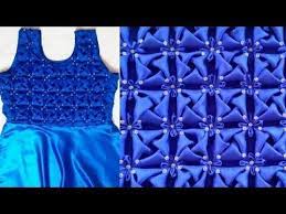 What is a dress cut? Whirl Pattern Frock Smocking Origami Dress Flower Design By Step Method Youtube Smocking Tutorial Flower Dress Design Knitting Patterns Boys
