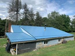 These blue metal roof sheet are fireproof and available in varied styles. Another Hawaiian Blue Keystone Roofing Renovations Llc Facebook