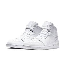 Air Jordan 1 Mid Men S Shoe White Sneakers Men Fashion Air Jordans Mens Boots Fashion