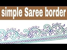 Youtube Hand Embroidery Flowers Border Pencil Sketch And Colors Saree Borderdesigns Embroiderysketch Embroidery Designs Hand Embroidery Flowers Saree Border The design is floral and use of white and copper. youtube hand embroidery flowers border