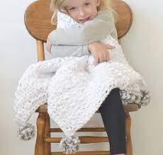 The Loft Pom Baby Blanket Mama In A Stitch
