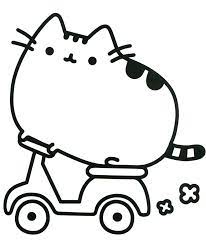 Pusheen is a cartoon cat who is the subject of comic strips and sticker sets on facebook. Pin On Rysowac