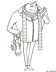 Printable Gru Despicable Me 2 Coloring Pages Printable Coloring Pages For Kids Minion Coloring Pages Coloring Pages Minions Coloring Pages