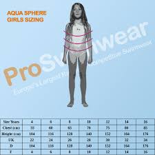 Aqua Sphere Venus Kids Tankini Blue Sizes 4y 10y