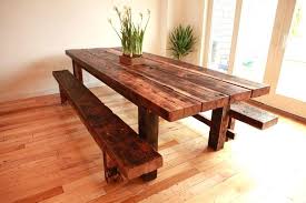 Learn The Best Ways To Construct A Table For Your Kitchen Or Dining Room The Strategies Use Rough Building Lumber To Earn This Cost Meja Kayu Meja Makan Kayu