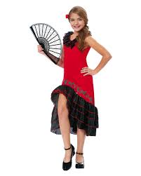 Você possui o direito de escolha sobre. Flamenco Tanzerin Kinderkostum Fur Karneval Horror Shop Com