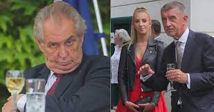 Premiér andrej babiš (ano) a prezident čr miloš zeman v koláži echo24. Babis S Dcerou Vivien Usedli Na Recepci U Zemana Ten Se Prerekl Zaryl Si A Zapalil Blesk Cz