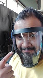 Careta de protección para carpintería útil y cómoda