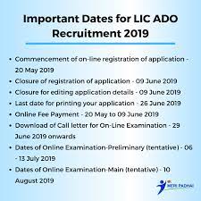 Lic Ado Recruitment 2019 Coaching Institute In Delhi Coaching Life Insurance Corporation