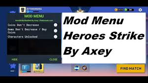 Modern and trending game modes. New 2020 Mod Heroes Strike Unlock Hero And Unlimited Coins Youtube