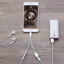 Imbcyl Usb Cable Headphone Adapter For Iphone Adaptor Charger Cable Compatible For Iphone X Xs Xr 8p 8 And 3 Headphone Accessories Headphone Earphones Adapter