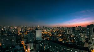 Edadesdeloxido has uploaded 597 photos to flickr. Panorama Nocturno De La Ciudad Hd Fondo De Pantalla De La Computadora Avance 10wallpaper Com