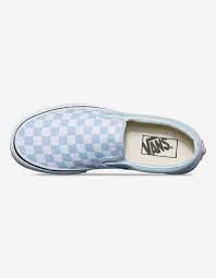 Vans Checkerboard Baby Blue Womens Slip On Shoes Byblu 321015222 Women S Slip On Shoes Vans Checkerboard Vans
