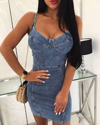 Women S Fashion Bodycon Dresses Online Shopping Boutiquefeel Denim Bodycon Dress Womens Denim Dress Denim Mini Dress