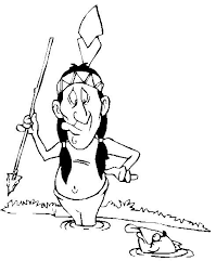 Free indians coloring page to download, for children. Coloring Page Indian Coloring Pages 26