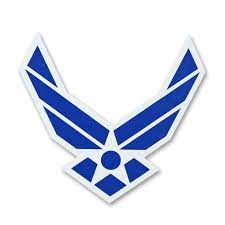 Show Your Air Force Pride With The Air Force Wings Logo Decal Perfect For Your Car Or Any Smooth Surface Made In The Wings Logo Air Force Air Force Clothing