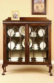 Small Chippendale China Cabinet In 2020 Small China Cabinet China Cabinet China Cabinet Display