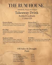 Malibu rum, cinnamon, whipped cream, white chocolate, milk. The Rum House Posts Facebook