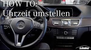 Es endet dann die normalzeit oder winterzeit. Uhrzeit Im Auto Umstellen I How To I Winterzeit Sommerzeit In Der Mercedes E Klasse Einstellen Youtube