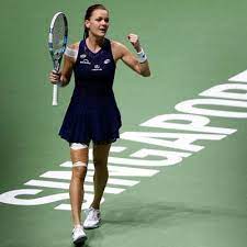 At wimbledon this year, radwanska became the first polish player to reach a grand slam final in the open era. Aga Radwanska Aradwanska Twitter