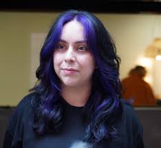 Raven 🐦‍⬛ inspired hair for my girl @nadia__bosch! I absolutely love the  depth of this deep purple. It changes tone depending