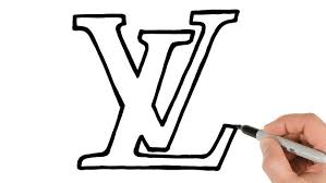 Louis vuitton logo by unknown author license: How To Draw Louis Vuitton Logo Youtube