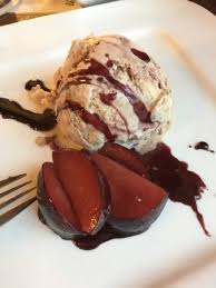 Among the most voluptuous treats in the ice cream family, this frozen dessert has a temptingly rich texture. Best Dessert Ever Cinnamon Ice Cream With Peach In The Wine Sauce Multiple Layers Of Taste Th Picture Of Alte Rentkammer Weilburg Tripadvisor