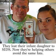 They lost their infant daughter to SIDS. Now they're helping others avoid  the same fate.