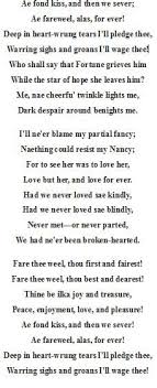 Ae Fond Kiss Robert Burns Ae Fond Kiss And Then We Sever Ae Fareweel Alas For Ever Deep In Heart Wrung Tears I L Beautiful Words Kiss Poem Classic Poems