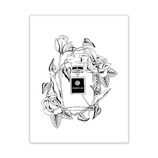 20 gorgeous free printable adult coloring pages i pulled together these 20 gorgeous free printable adult coloring pages to choose from, started printing and bam! Parfum Et Fleurs Adult Coloring Page The Postman S Knock