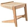 The most common woven counter stool material is metal. 1