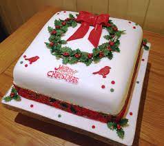 Nov 15, 2020 · if your cake does not pass the toothpick test at the 70 minute mark, bake it longer, checking every 10 minutes until it's done. Holly Wreath Cake Christmas Christmas Cake Decorations Christmas Cake Designs Christmas Themed Cake