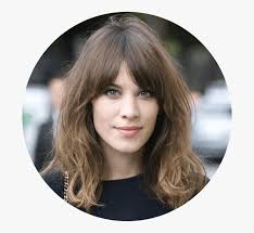 I favor this style because of the cheek bone accentuation, and the face framing element. Medium Hair With Curtain Bangs Hd Png Download Transparent Png Image Pngitem