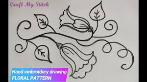 Floral Embroidery Design Drawing Hand Embroidery Designs By Craft My Stitch Youtube You can actually plan it all out, draw the pattern yourself, decide on which exactly. floral embroidery design drawing hand embroidery designs by craft my stitch