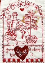 Quilt Inspiration October 2011 Redwork Embroidery Redwork Patterns Christmas Embroidery