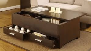 This storage coffee table is finished on all sides for versatile placement throughout your home. Coffee Table With Sliding Top For Small Spaces