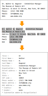 Recognicontact International Contact Data Address Parser
