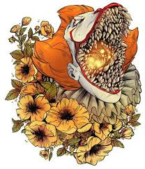 It Thinking Because Of The Sharp Teeth Rows Of Em And The Orange Lights Which Could Be Deadlight Pennywise The Dancing Clown Pennywise Pennywise Tattoo