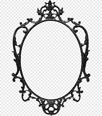 Gothic style mirror or picture frame, black with white accenting. Silver Colored Mirror Frame Frames Vintage Clothing Mirror Drawing Gothic Furniture Decor Png Pngegg