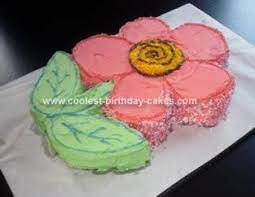 Sweet Homemade Flower Cake Flower Cake Birthday Cake With Flowers Cake Shapes