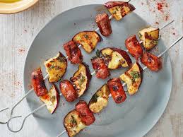 Brochettes De Merguez Et Aubergine Recettes Recette Recette Gourmande Recette Merguez