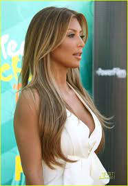 Perfect Highlights Brown Blonde Hair Long Hair Styles Kardashian Hair Color